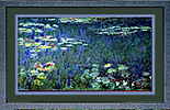 Framed print of Monet's Waterlilies