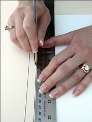 Creating French matting lines