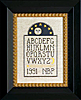 Framed needlework example